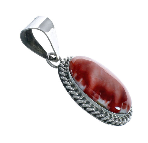 Native American Oyster Sterling Silver Pendant AX129847